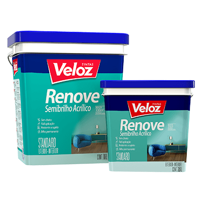 TINTA VELOZ S/BRILHO AZUL COBALTO 3,600LTS
