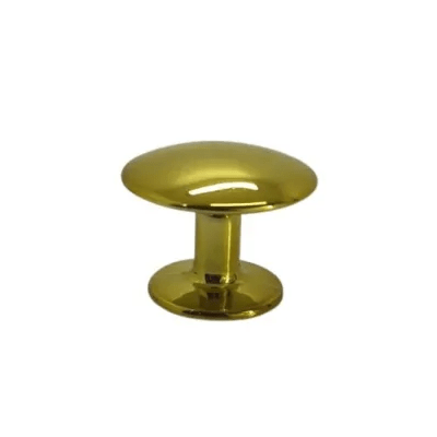 PUXADOR  ZAMAC UNIF/RED 33MM ZM500 DOURADO BRILHO