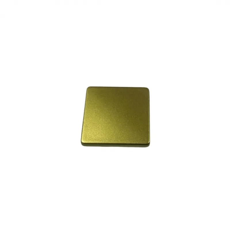 PUXADOR  ZAMAC UNIF/QD 29X29MM ZM30 DOURADO BRILHO
