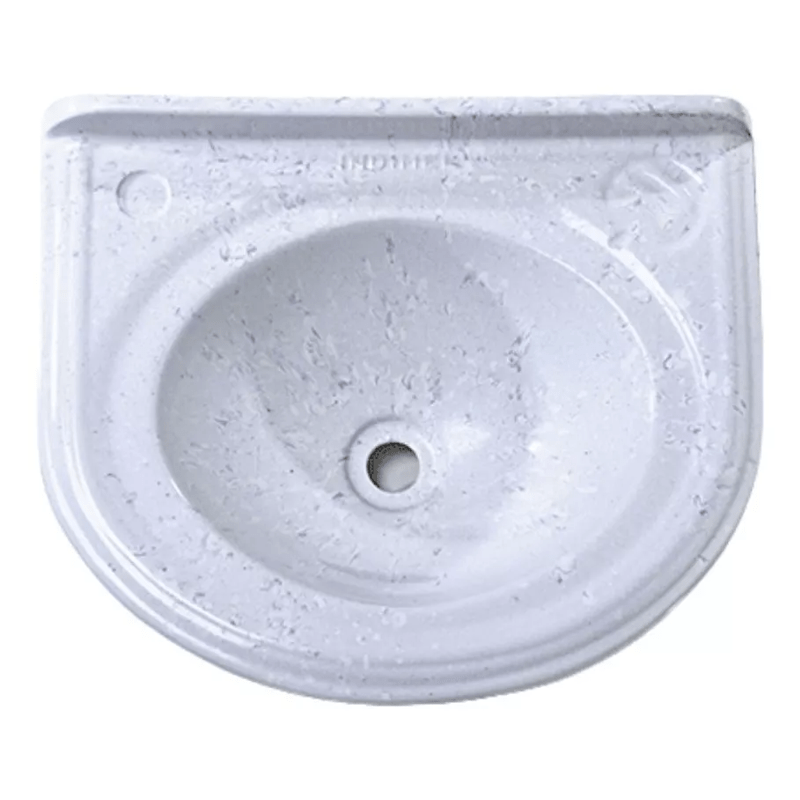 LAVATORIO MARM/SINT 43X36 BIANCO INDIMEL
