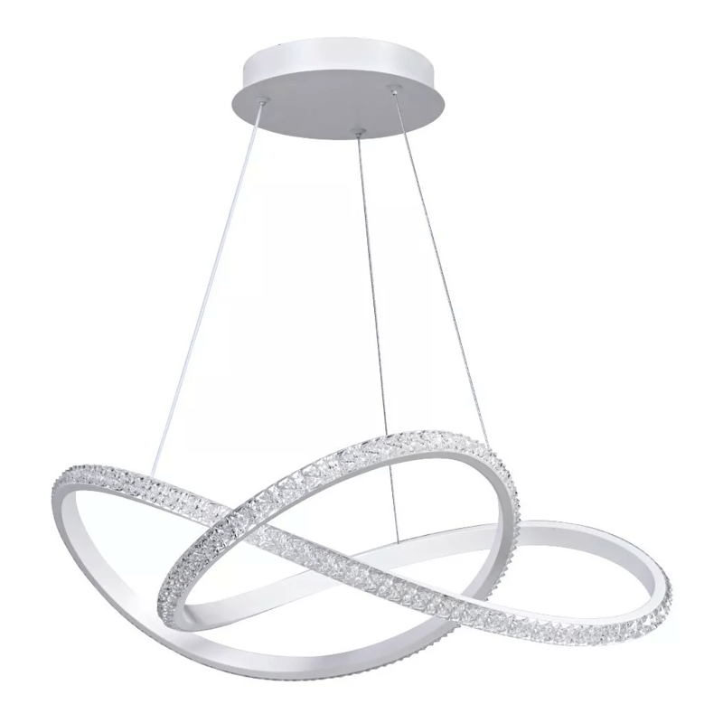 LUSTRE PEND. FLAT 6705 RTC/BRC LED 50W 6000K BIV