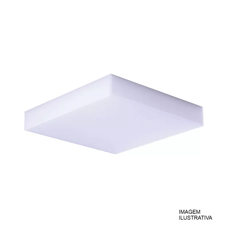 PLAFON  SOBR. QUAD/PRT MAD 55W 3EST. 1227 50X50CM