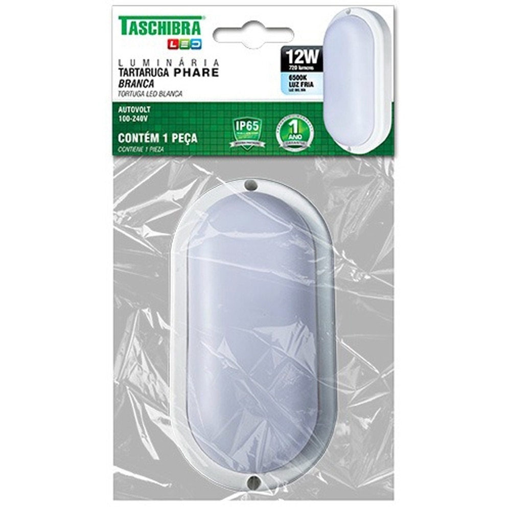ARANDELA TARTARUGA LED 12W PRT TASCHIBRA