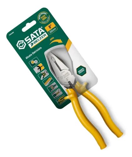 ALICATE UNIV. 8" SATA ELETRICISTA CB AMARELO