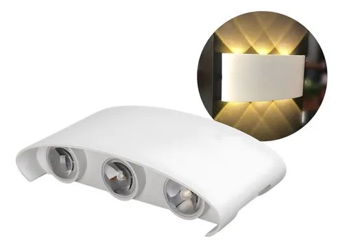 ARANDELA CRISTAL LED 6W 3 TONS W9800