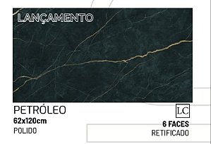 CERAMICA POL. PETROLEO 62X1,20 LC CX C/2,98M2