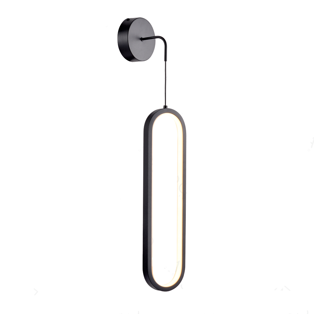 ARANDELA LED 5013 18W SEQ. COBRE E PRETO