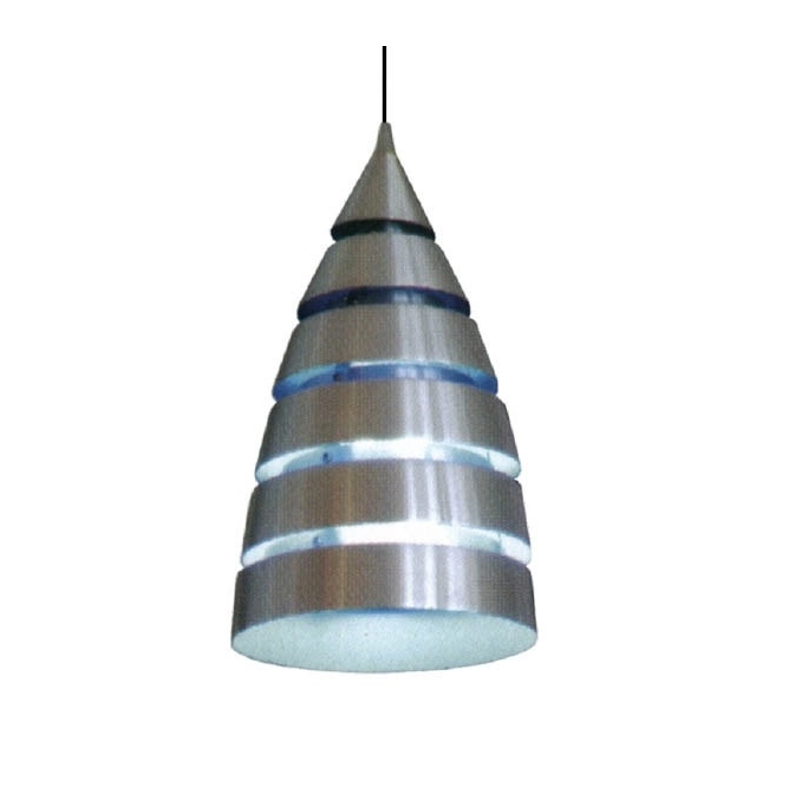 LUSTRE PEND. ALUM. CONE GOMADO 10142