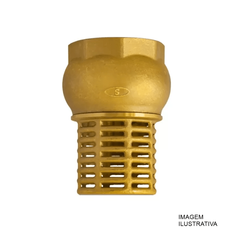 VALVULA SUCÇÃO METAL   3/4" 19405