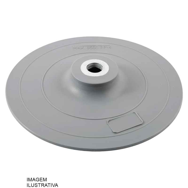 DISCO DE BORRACHA P/LIXADEIRA 7"