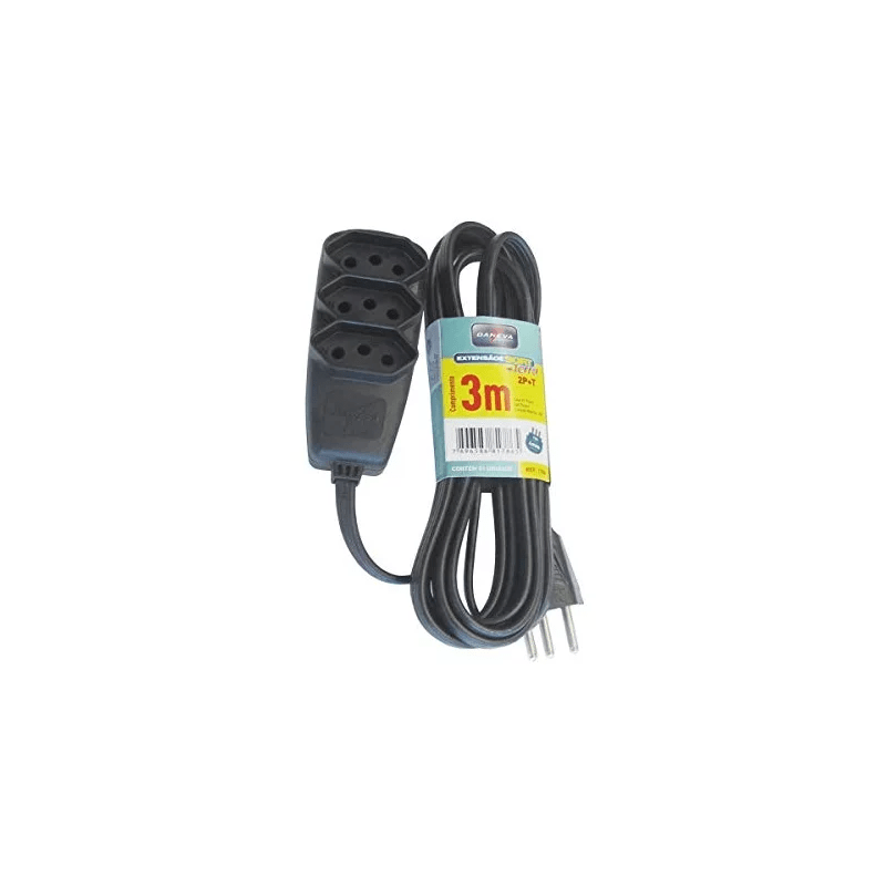 EXTENSAO TRIPLA C/03M 2P+T DANEVA DN1786