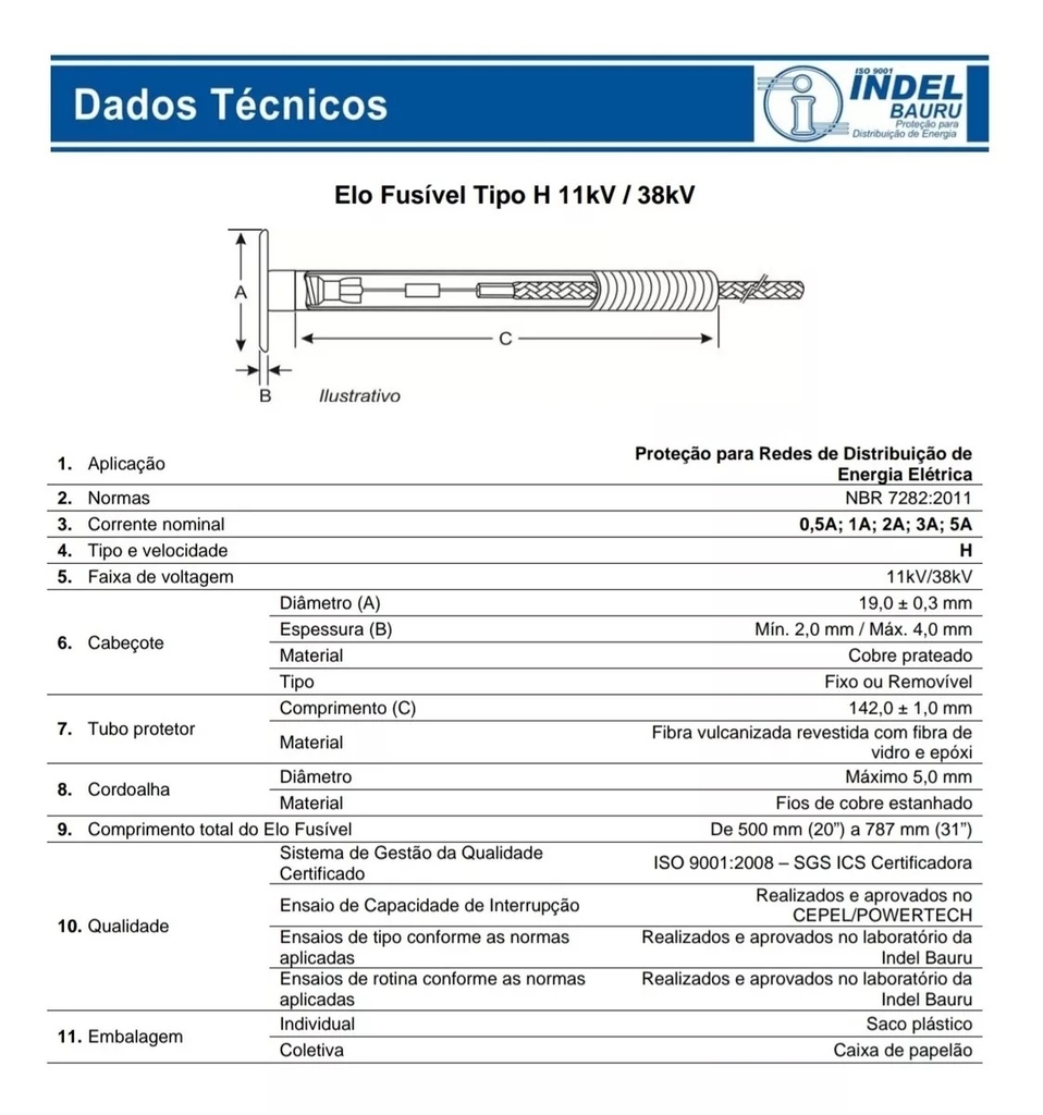 ELO FUSIVEL DE DISTR.   5H