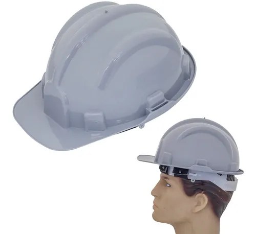 CAPACETE TIPO BONE CINZA