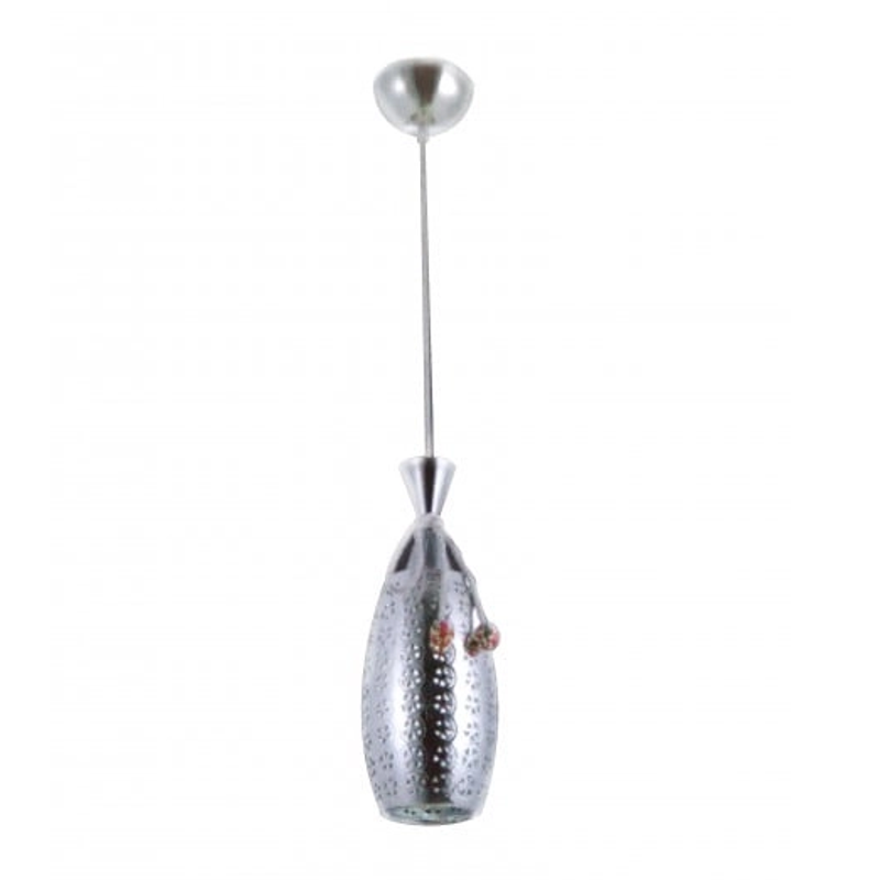 LUSTRE PEND. PREMIUM CERA. BASE CR 1 LAMP. 067/1