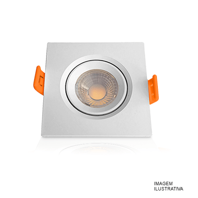 SPOT EMB SUPER LED 4X1W QUADRADO BRANCO 10114