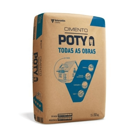 CIMENTO  POTY TODAS AS OBRAS 50KG CP-II F/32