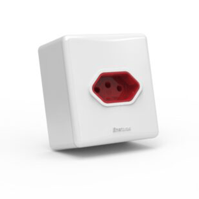 TOMADA SIST. 'X' 2P+T 20A 329-ENVM/C/CAIXA