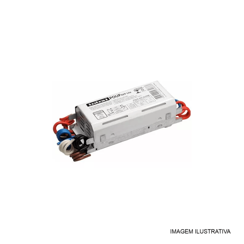 REATOR ELETR. 2X20W INTRAL A/FATOR