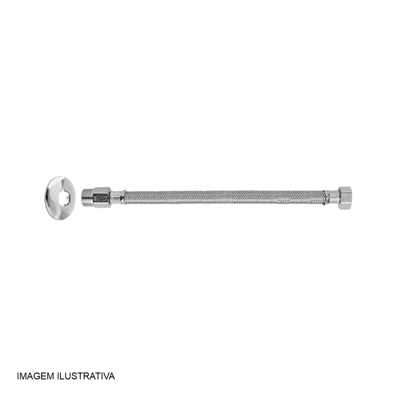 ENGATE FLEX METALICO 40CM TIGRE