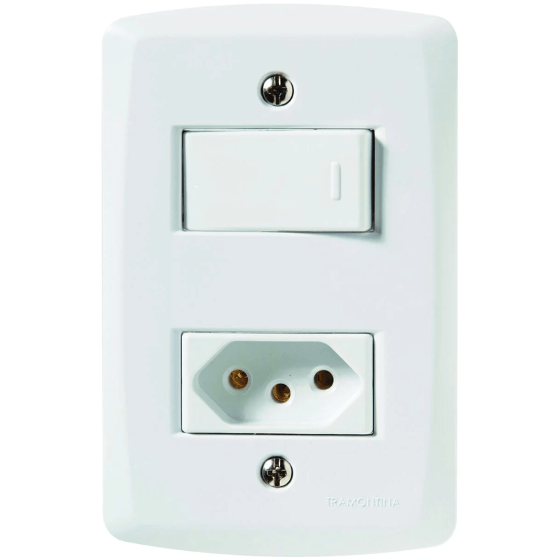 INTER LUX2 01 TEC + TOMADA 10A 4X2 57145/264
