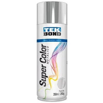 TINTA SPRAY TEKBOND CROMADO MET. 350ML
