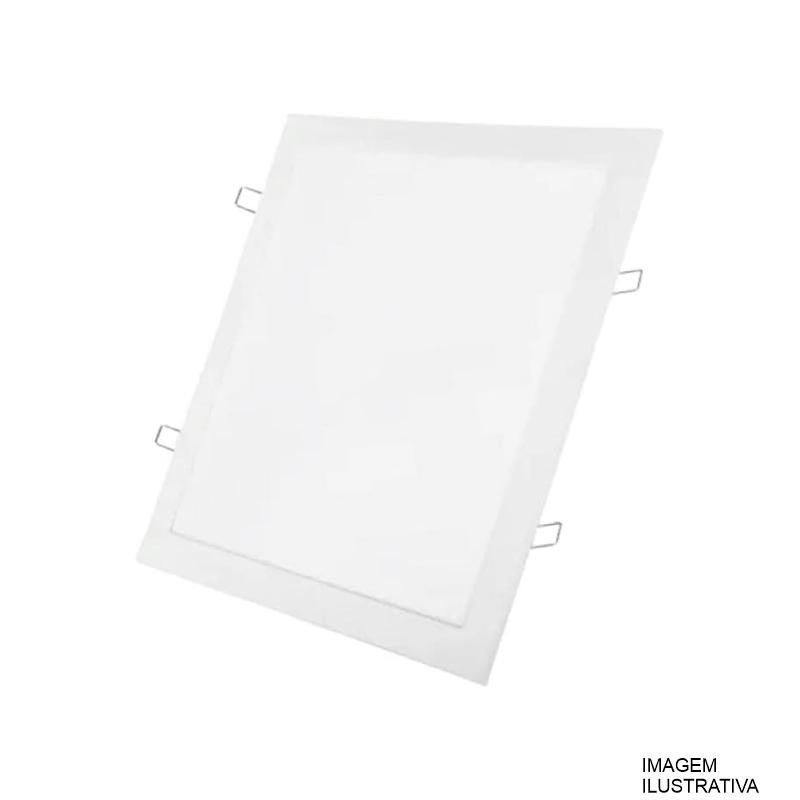 PLAFON QUADRADO EMBUTIR 20x20MM VIDRO 1291/2