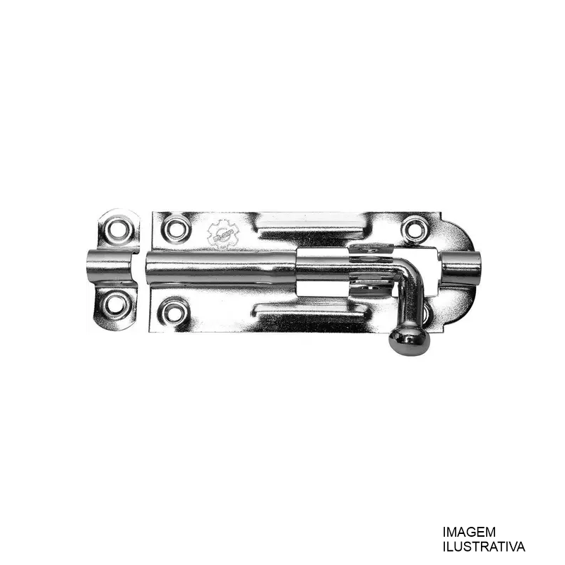 FERROLHO REDONDO CART. ACO INOX 510X6" P/CADEADO