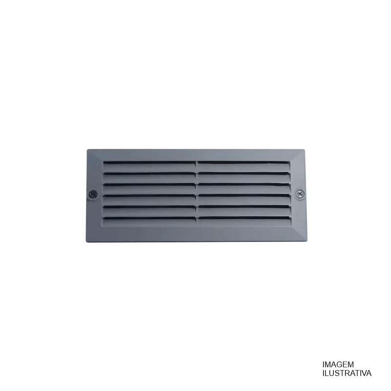 ARANDELA EMBUTIR TITANIO 23X10CM 1211 C/GRADE