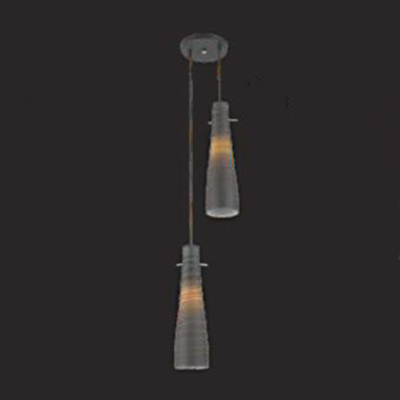 LUSTRE PEND. PREMIUM CONE-PATNA 2 LAMP. 045/2
