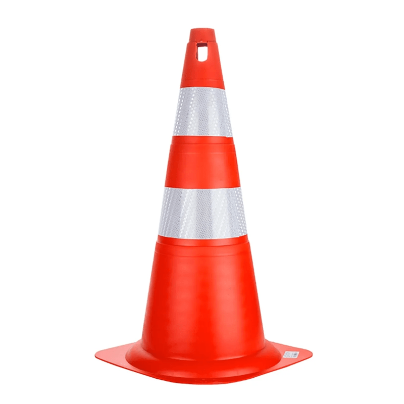 CONE SINALIZADOR 70CM LARANJA REFLETIVO