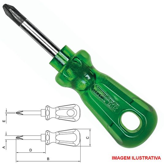 CHAVE PHILLIPS   3/16X1,1/2" TRAMONTINA
