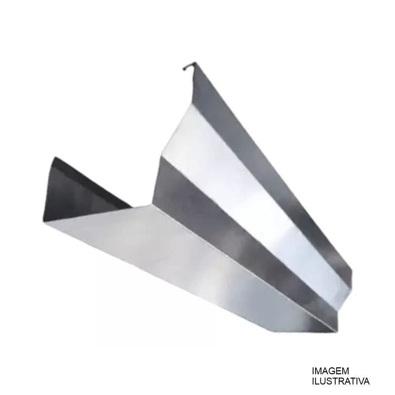 CALHA METAL C/02 MTS PLUVIAL STEEL (PERFIL)