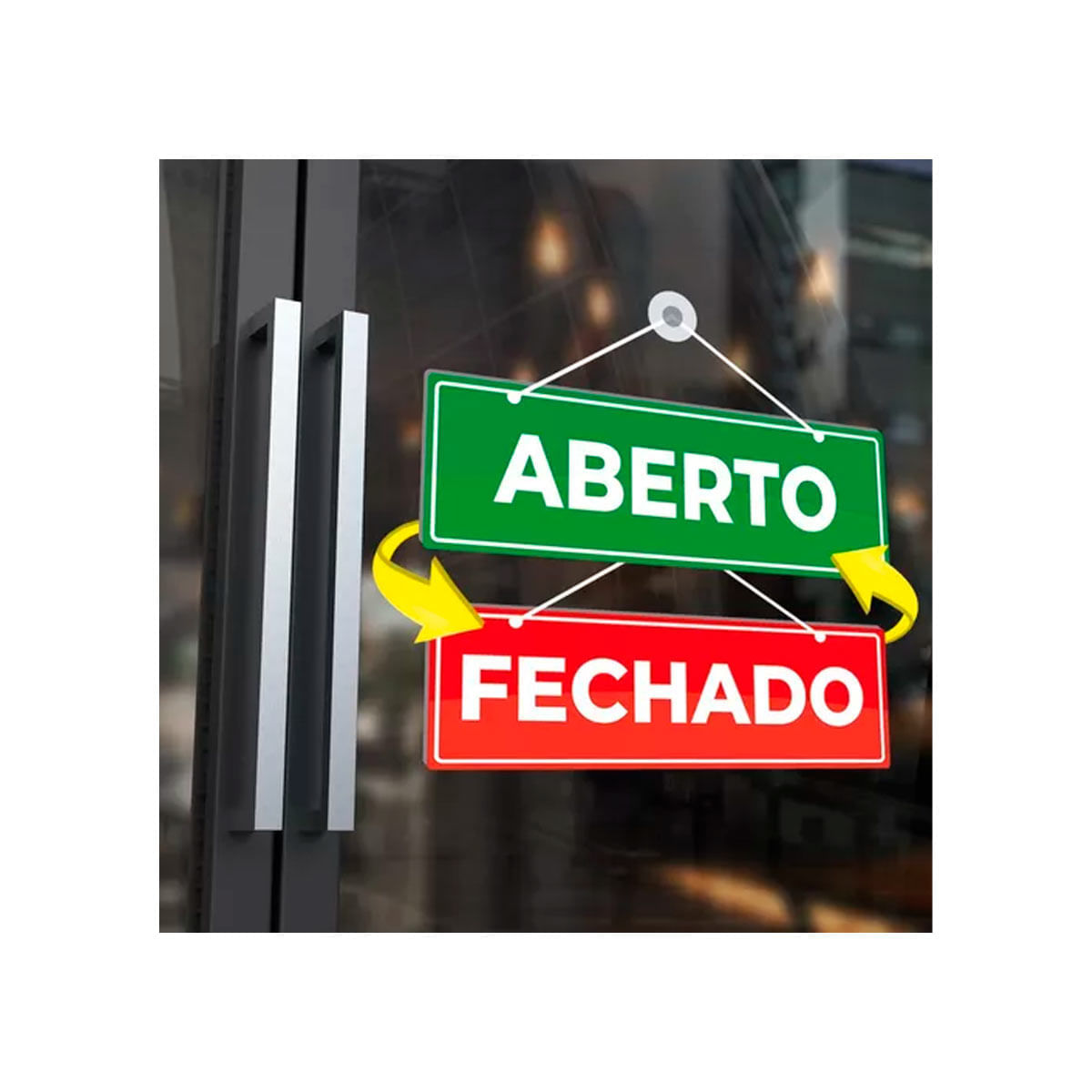 PLACA SINALIZACAO 20X30CM PERIGO AFASTE-SE