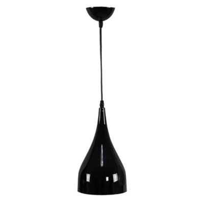 LUSTRE PEND. ALUM.  PRETO 5101/1