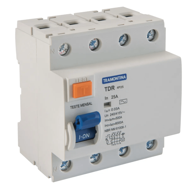 INTER  DR/TDR-4P  25AMP 30MA 6KA TRAMONTINA