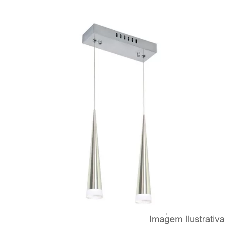 LUSTRE PEND. PREMIUM CONE BASE CR 1 LED 626/1