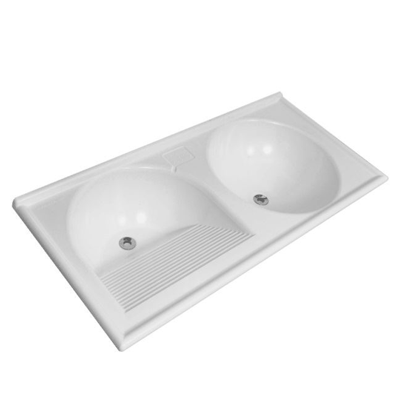 TANQUE FIBRA DUPL 1,20X60 BRANCO FIBRAÇO