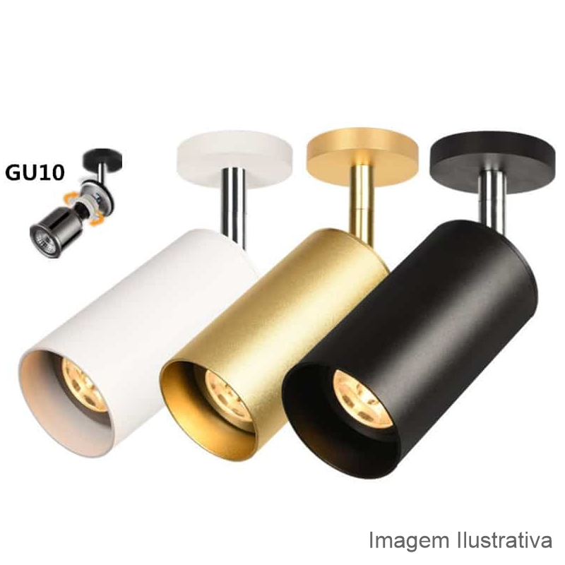 LUSTRE  SPOT LUZ CILINDRO VD LISTRADO