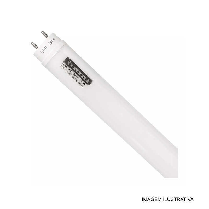 LAMPADA LED TUBULAR  9,9W/60CM BIV TASCHIBRA
