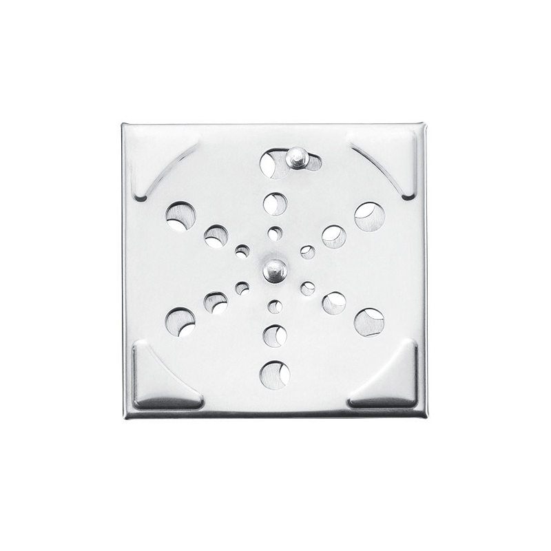 GRELHA GIRAT.QUAD.BRANCA 10CM ESTRELA