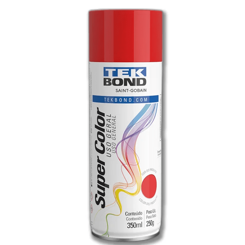 TINTA SPRAY TEKBOND VERMELHO 350ML
