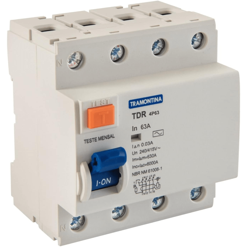 INTER  DR/TDR-4P  63AMP 30MA 6KA TRAMONTINA