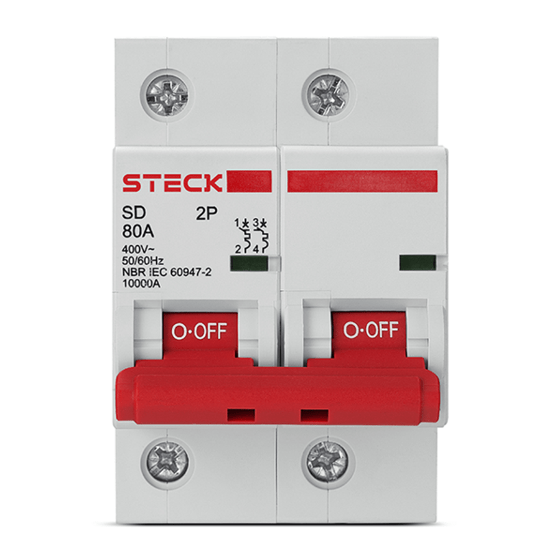 DISJ DIN BIPO  80A STECK C-10KA