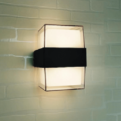 ARANDELA FOCO 2X5W LED 3000K QD 8082/2 EXT/ABS/PT